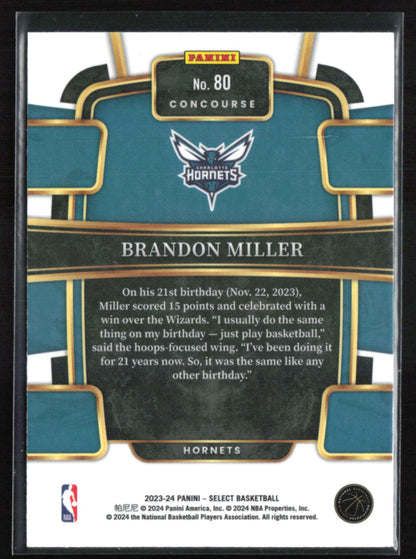 Brandon Miller RC