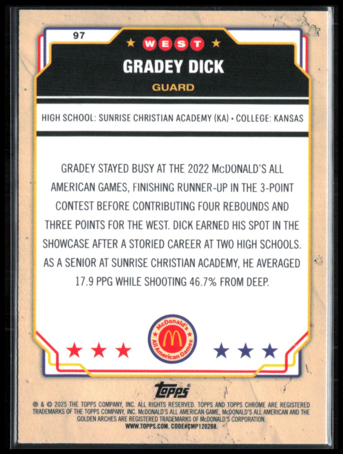 Gradey Dick Teal Wave /199