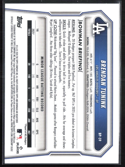 Brendan Tunink 1st Bowman