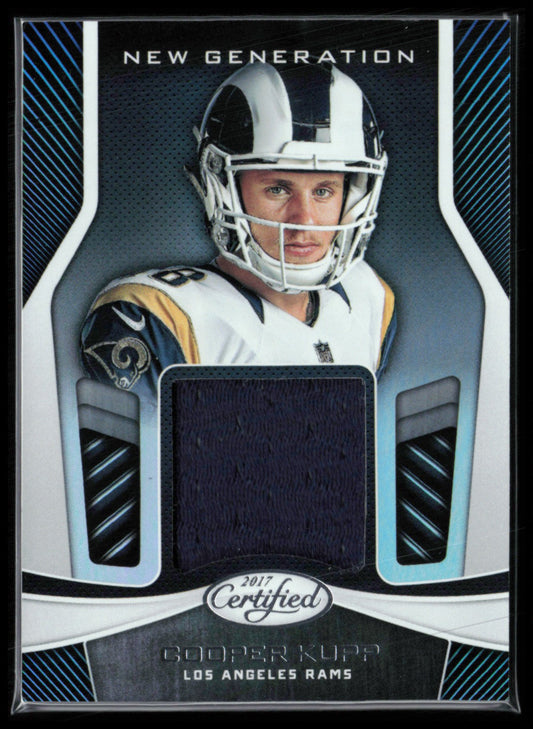 Cooper Kupp RC Player-Worn Mem 2017 Certified