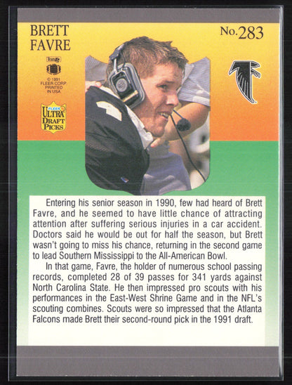 Brett Favre 1991 Fleer Ultra