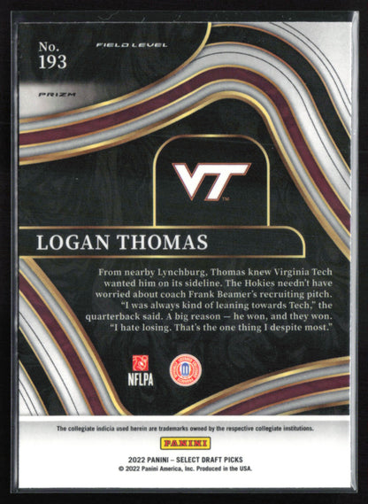 Logan Thomas Red Lazer Field Level