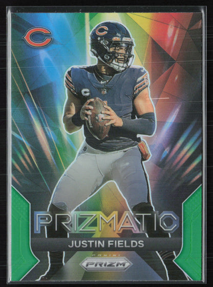 Justin Fields Prizmatic Green Prizm