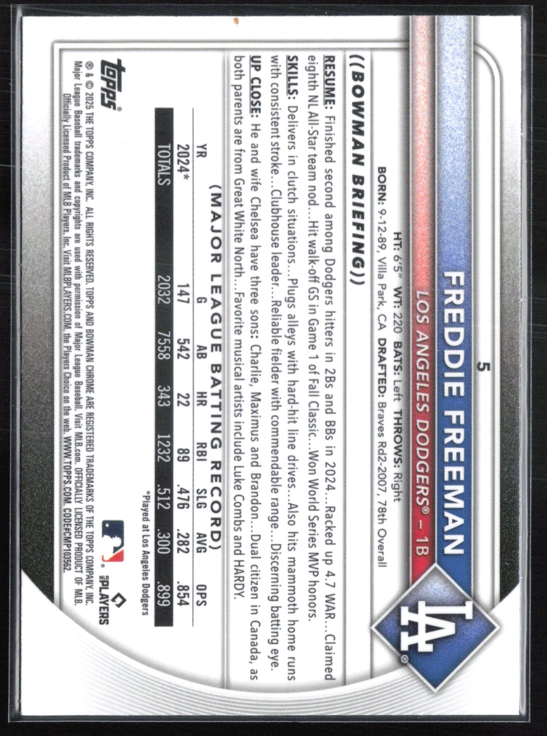 Freddie Freeman Mojo