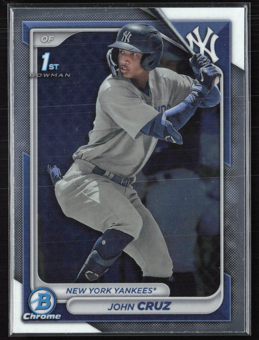 John Cruz 1st Bowman Chrome