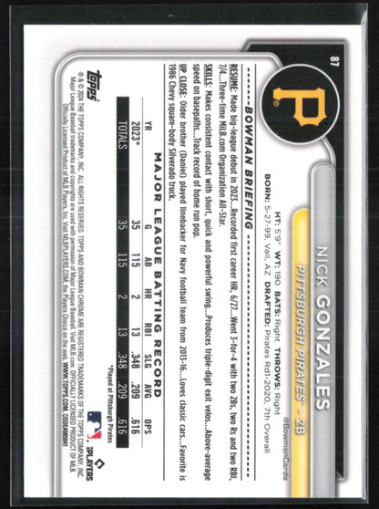 Nick Gonzales RC