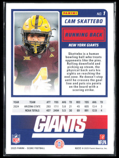 Cam Skattebo RC