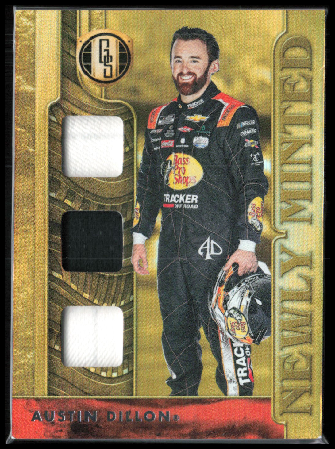 Austin Dillon Triple Race-Worn Relic Newly Minted