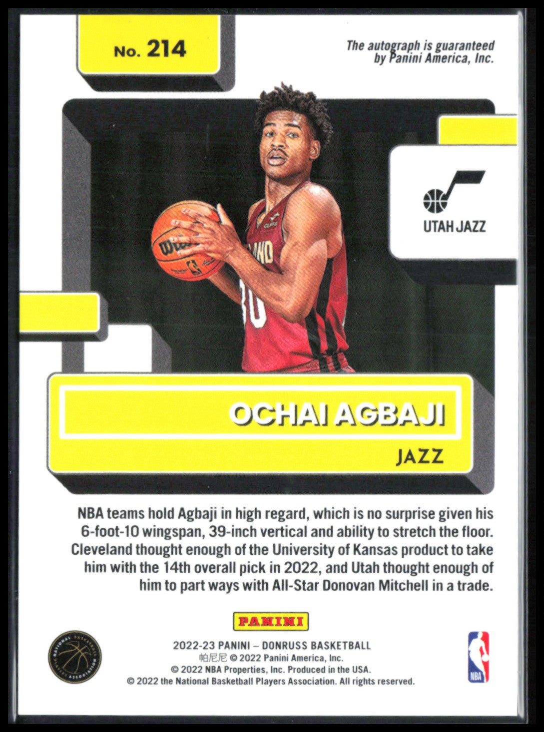 Ochai Agbaji RC Auto Choice