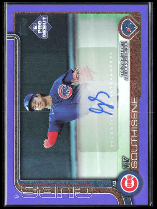 Ty Southisene Pro Debut Auto Purple /299