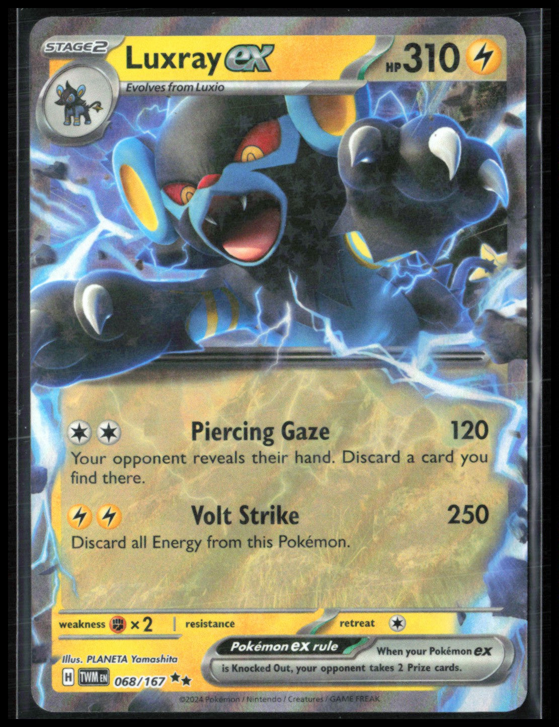Luxray ex - 068/167