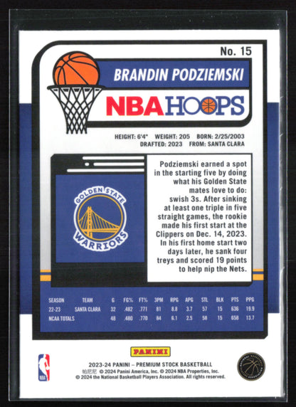 Brandin Podziemski RC