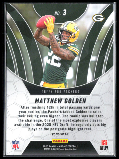 Matthew Golden RC Elevate Green Mosaic