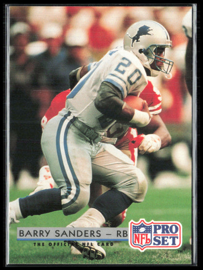 Barry Sanders 1992 Pro Set