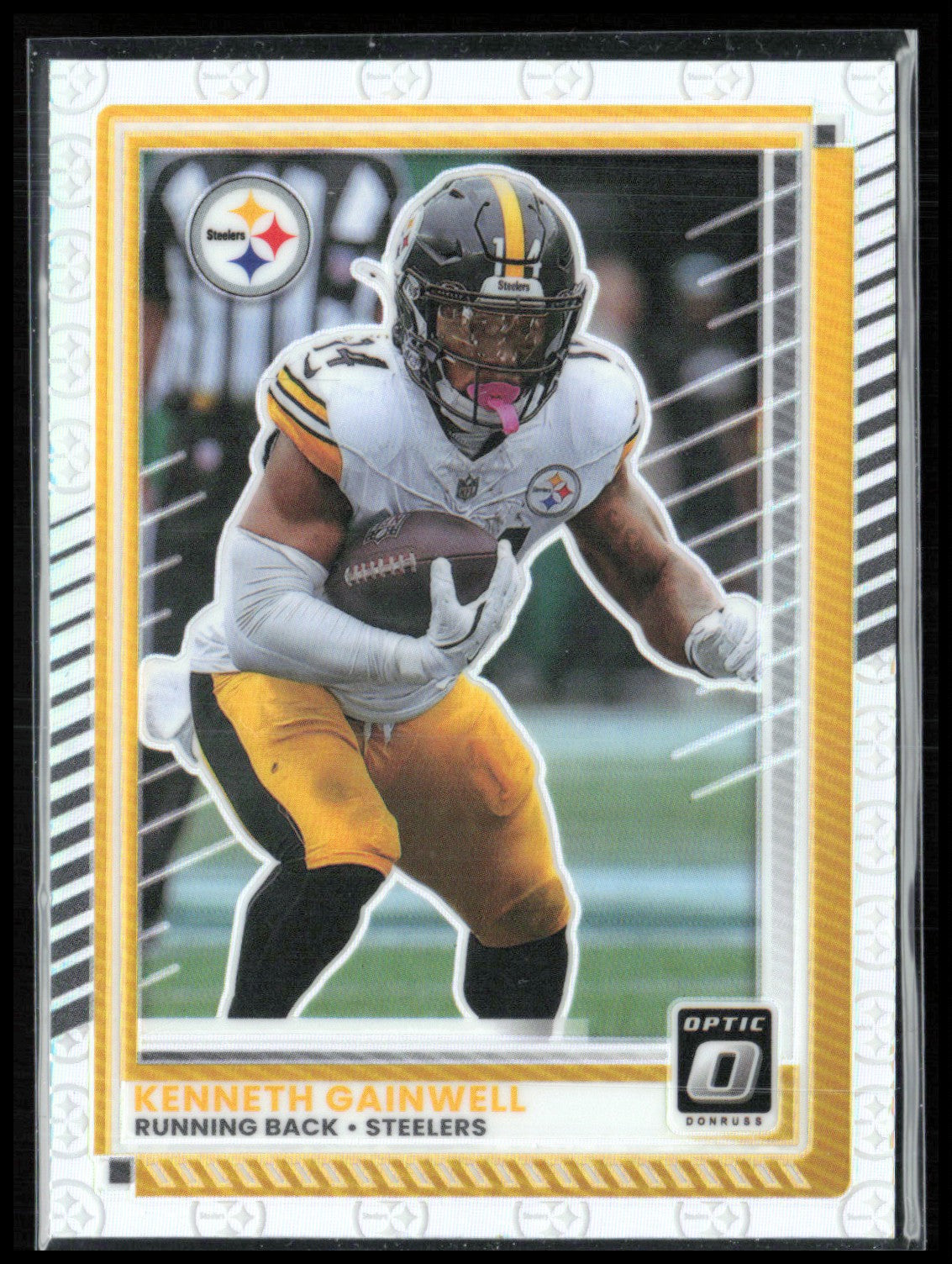 Kenneth Gainwell Steelers Logo Parallel