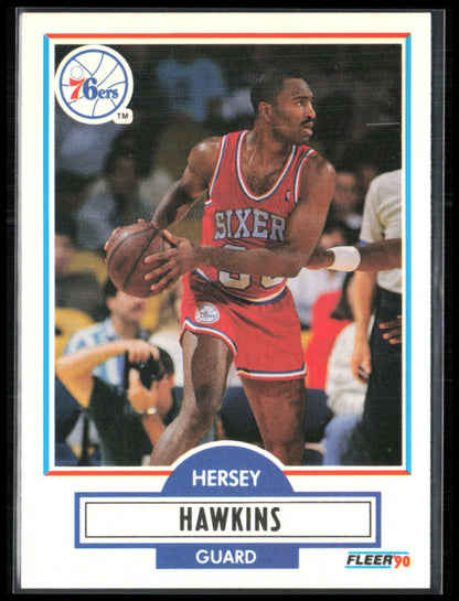 Hersey Hawkins 1990 Fleer