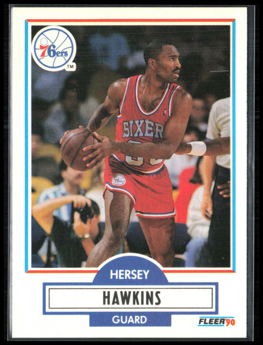 Hersey Hawkins 1990 Fleer