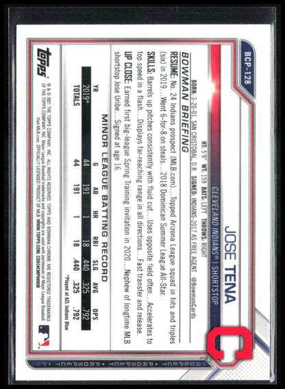 Jose Tena 1st Bowman Sapphire