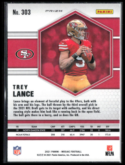Trey Lance RC Green Mosaic