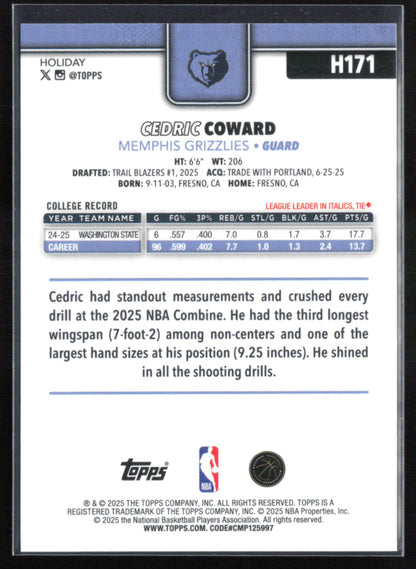 Cedric Coward RC Holiday