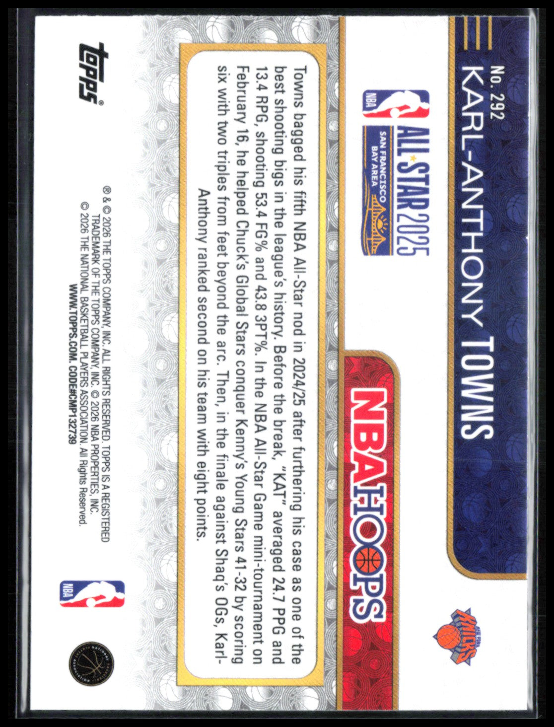 Karl-Anthony Towns Basketball Parallel