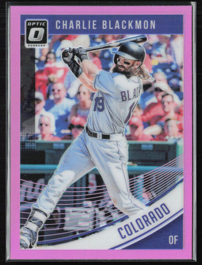 Charlie Blackmon Pink Holo