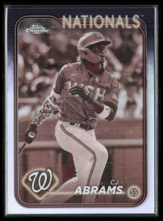 CJ Abrams Sepia Refractor