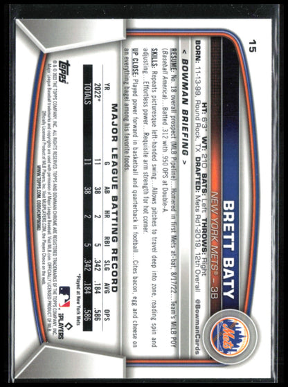 Brett Baty RC