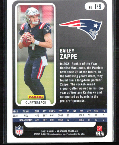 Bailey Zappe RC