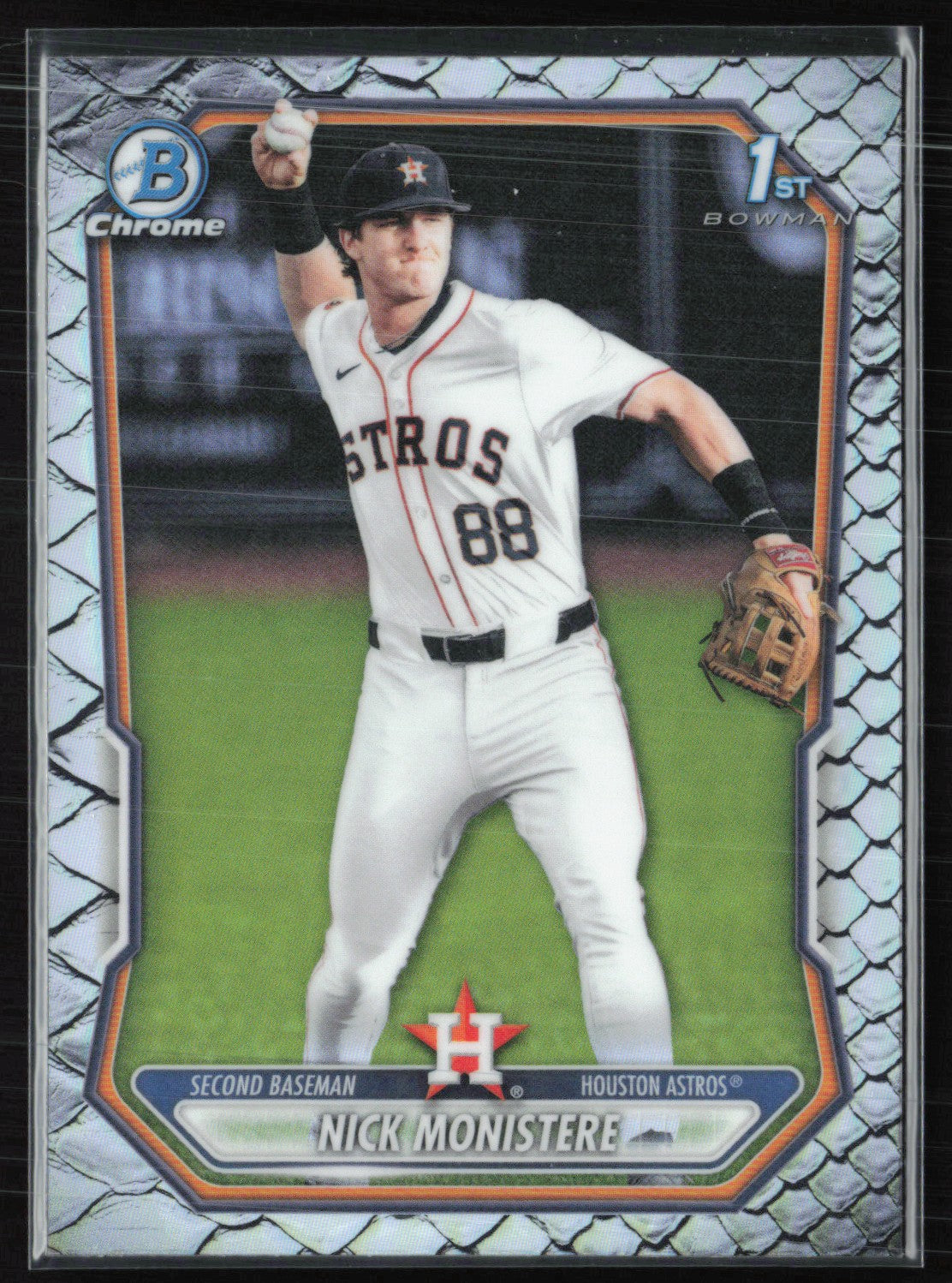 Nick Monistere 1st Bowman Reptilian Refractor