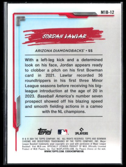 Jordan Lawlar RC My 1st Bowman