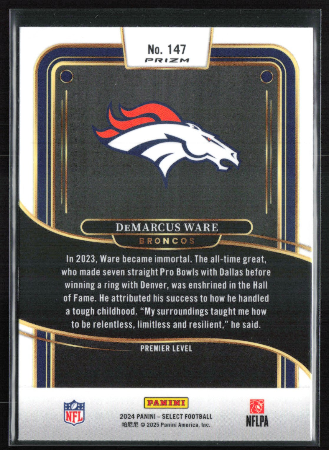 DeMarcus Ware Tri-Color Shock