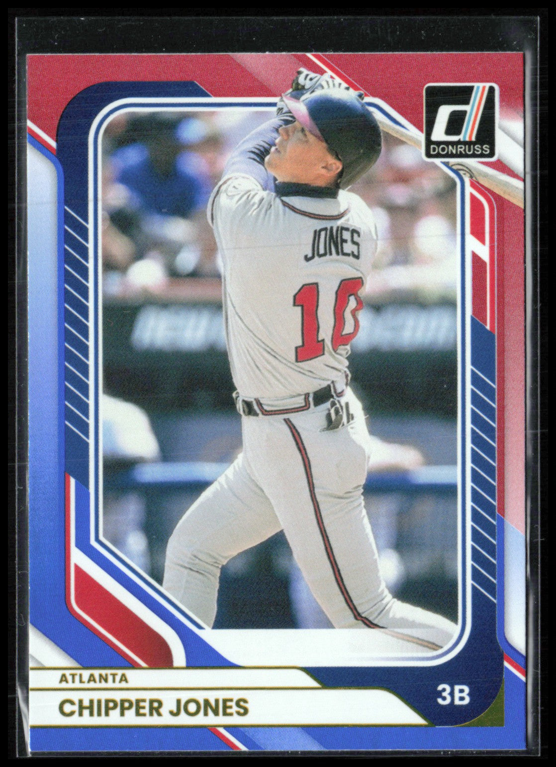 Chipper Jones Red Blue