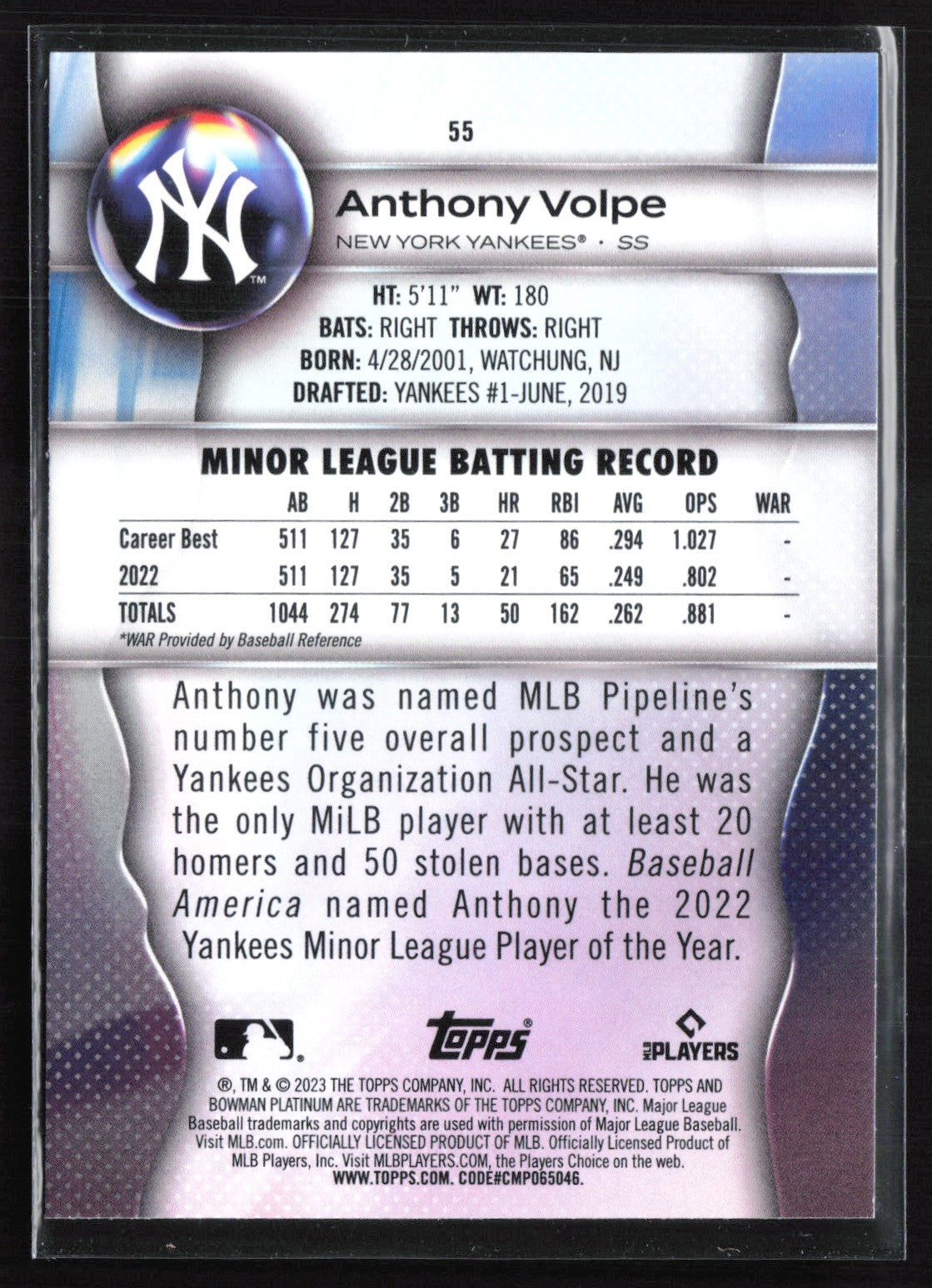 Anthony Volpe RC