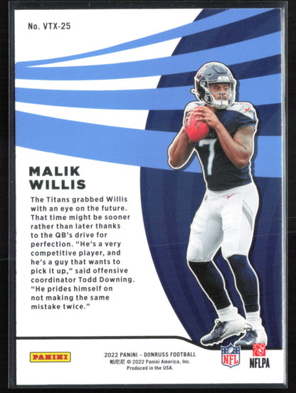 Malik Willis Vortex