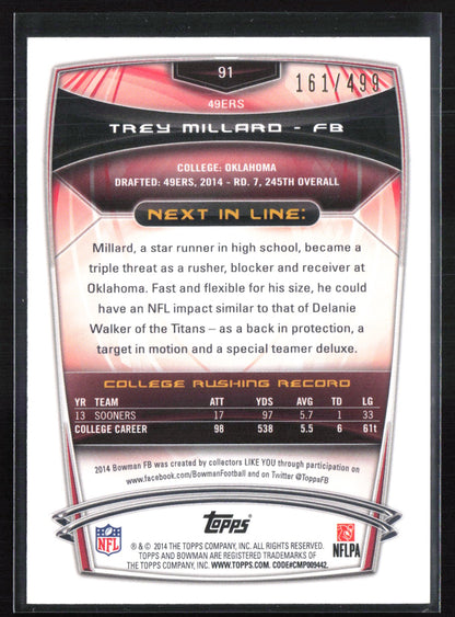 Trey Millard RC Blue /499