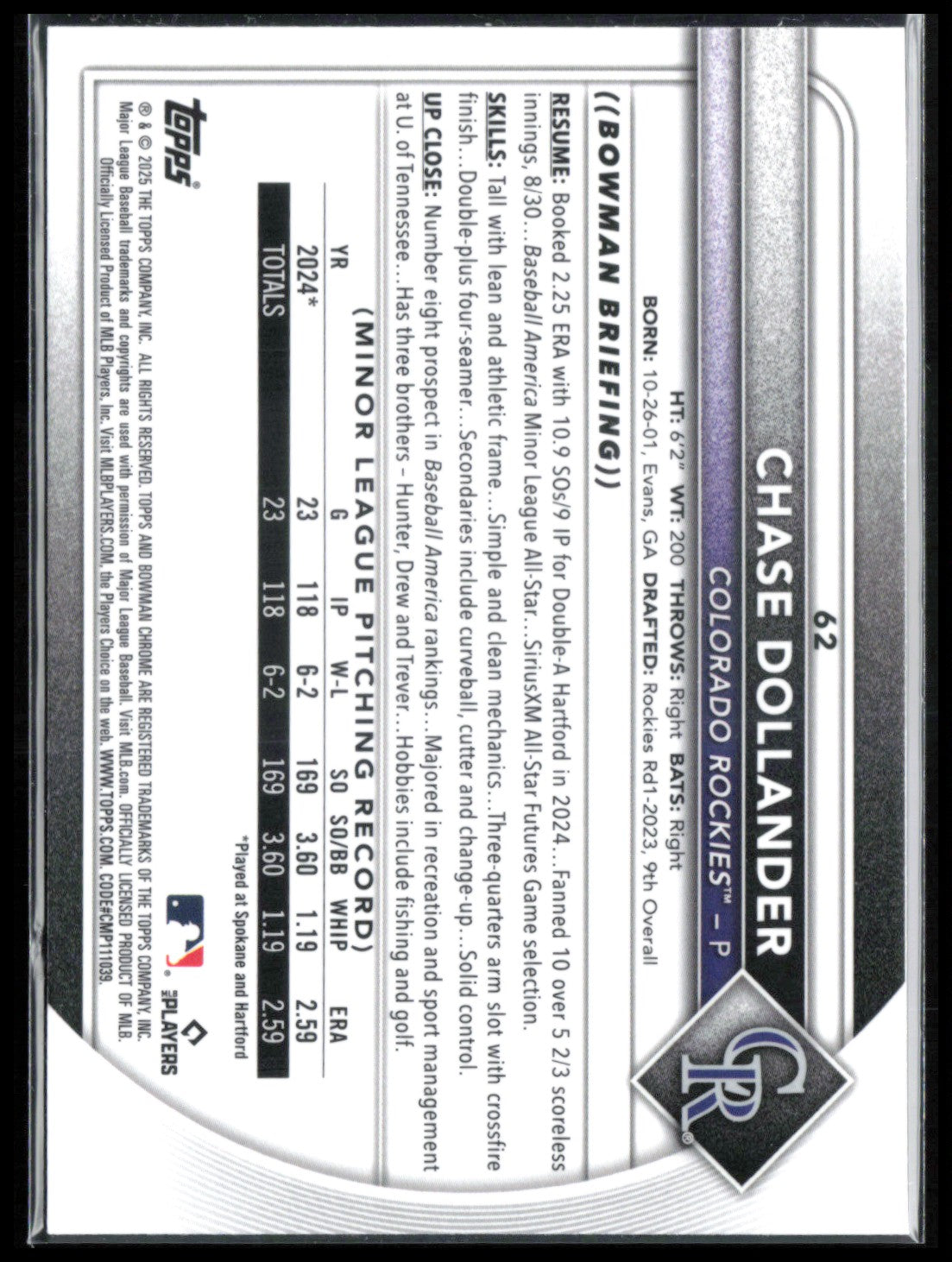 Chase Dollander RC Mojo