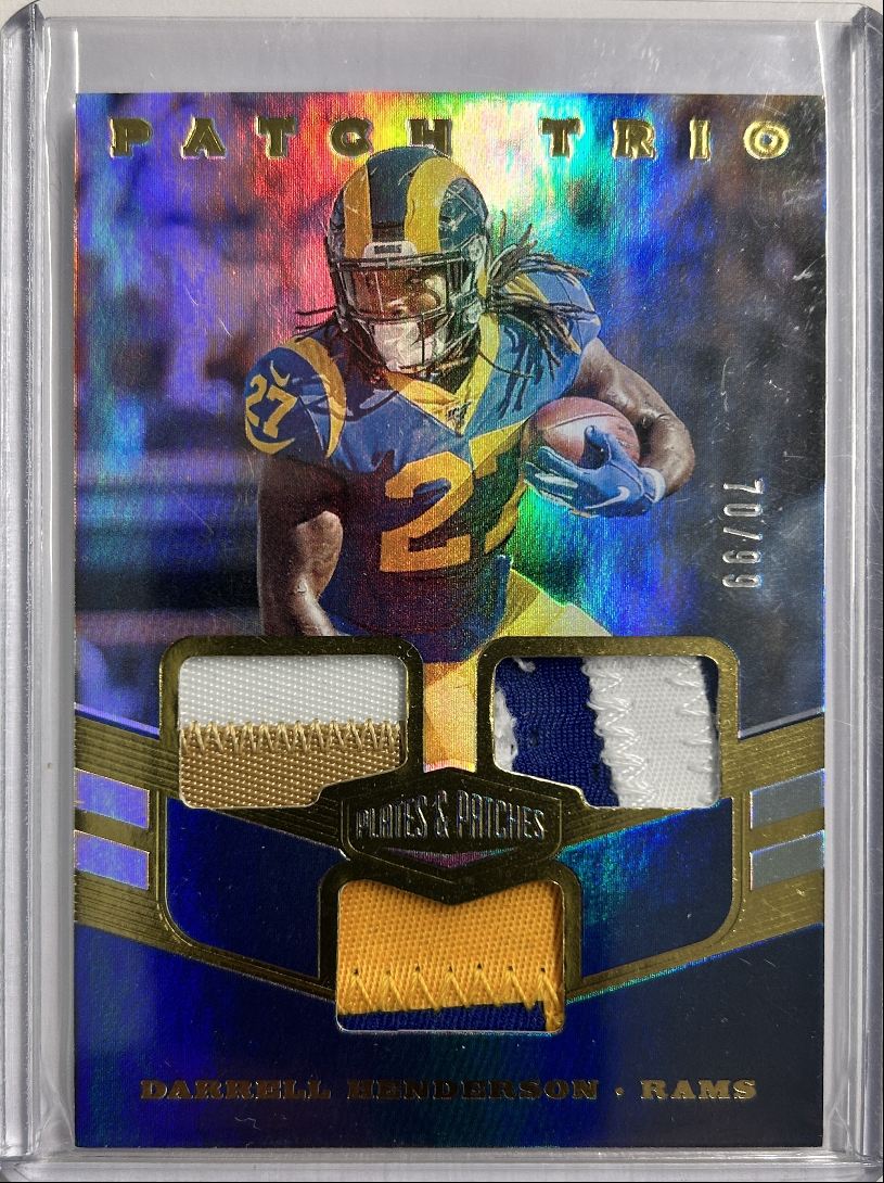Darrell Henderson Triple Patch /99 Patch Trio