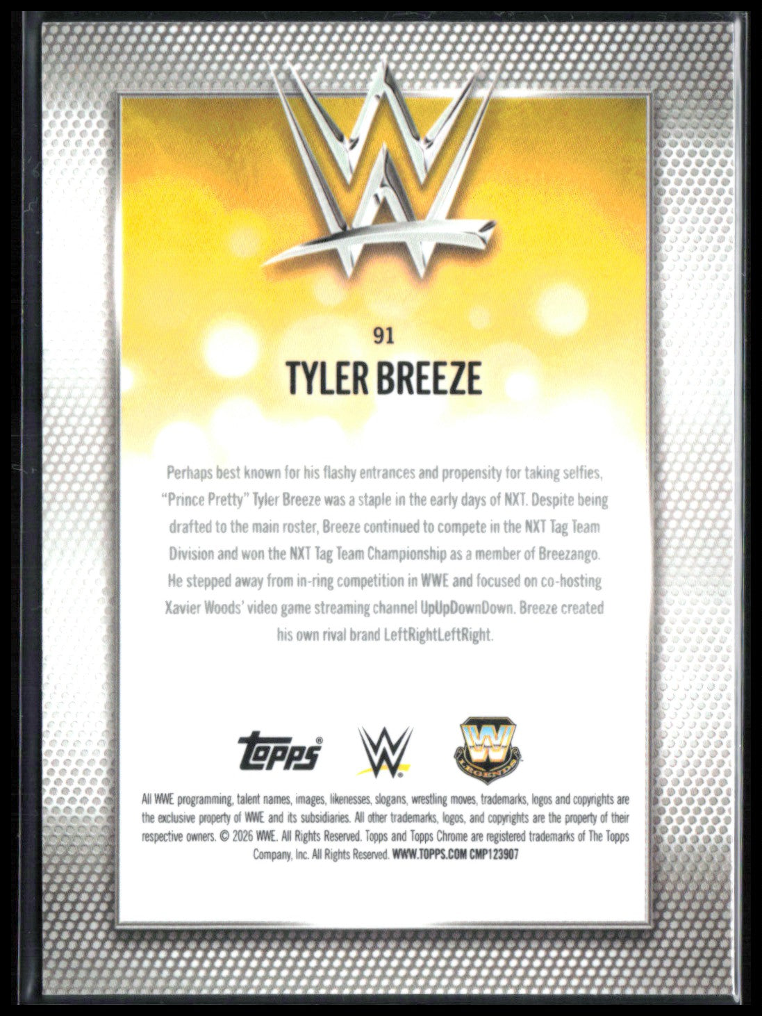 Tyler Breeze X-Fractor