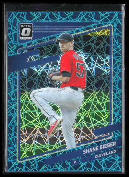 Shane Bieber Teal Velocity /35
