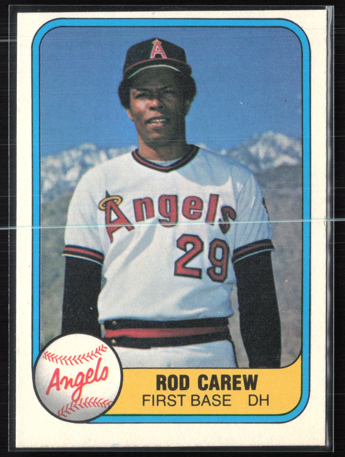 Rod Carew 1981 Fleer