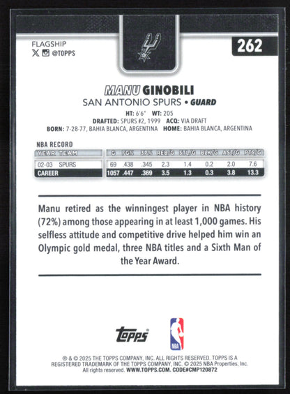 Manu Ginobili Foil