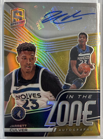 Jarrett Culver Gold /10 Auto 2020-21 Spectra