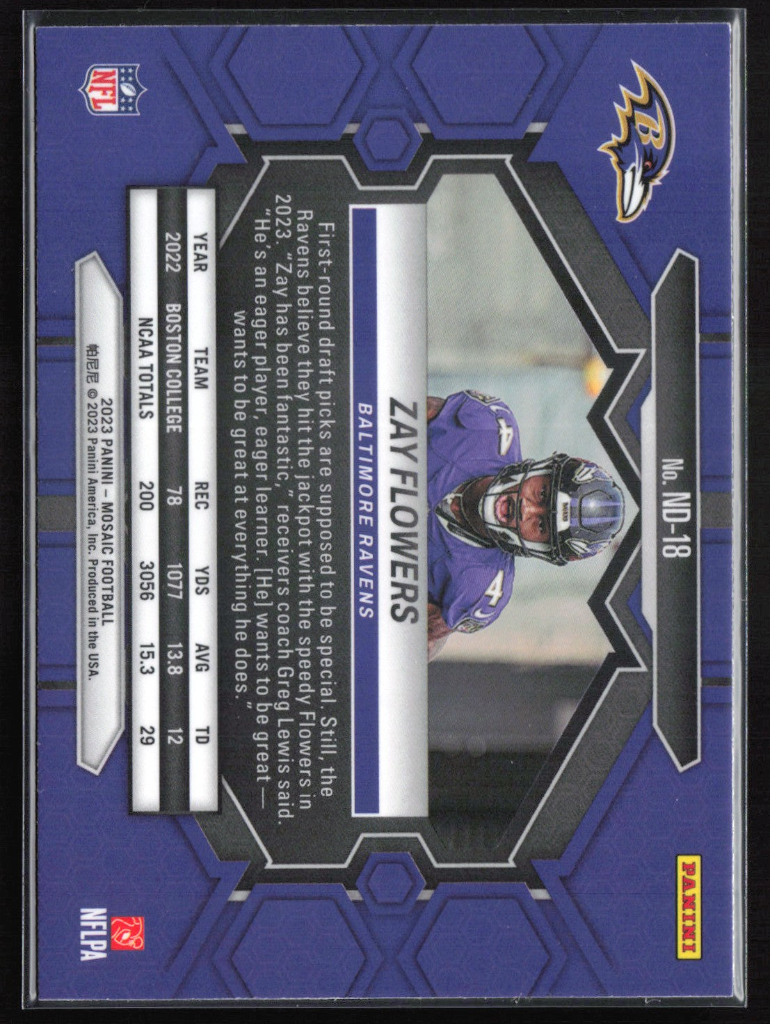 Zay Flowers RC Debut