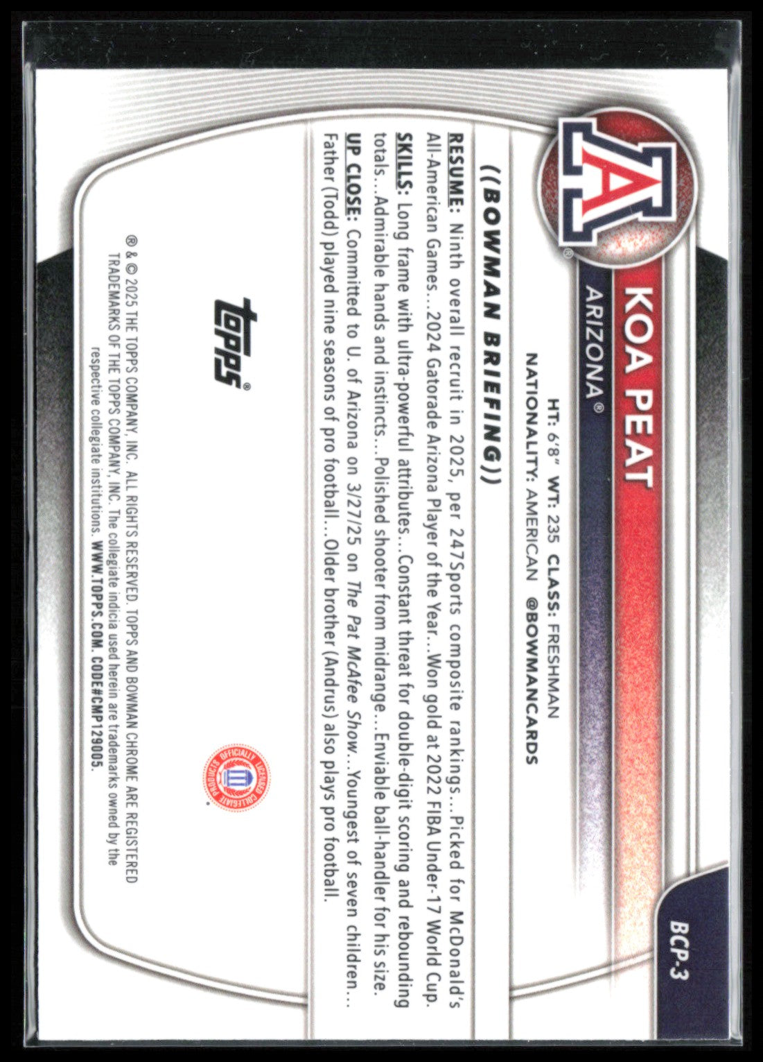 Koa Peat 1st Bowman