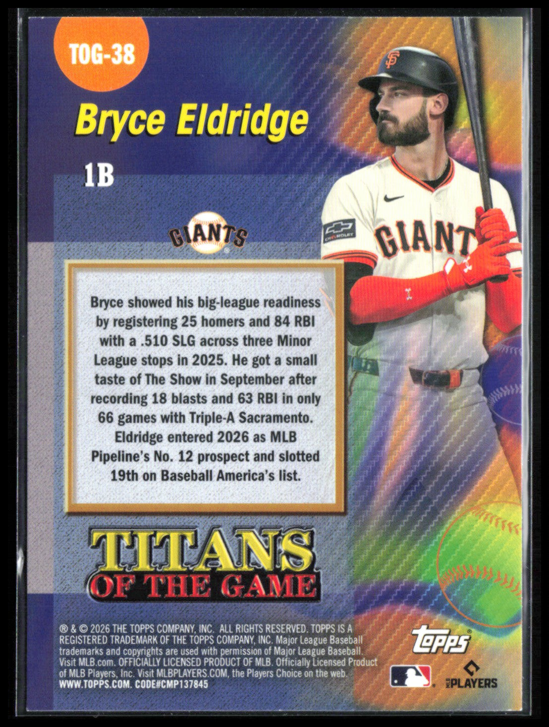 Bryce Eldridge RC