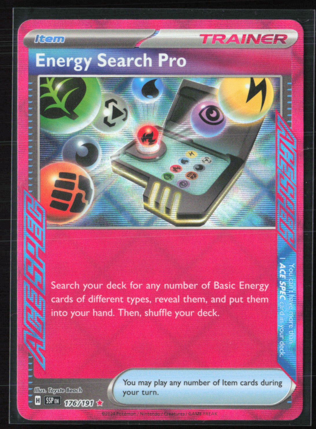Energy Search Pro Ace Spec Trainer