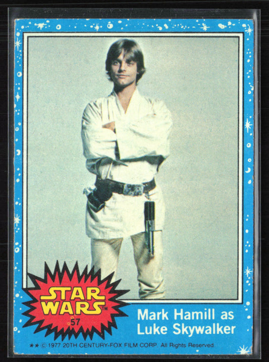 Mark Hamill as Luke Skywalker 1977 Topps Stars Wars