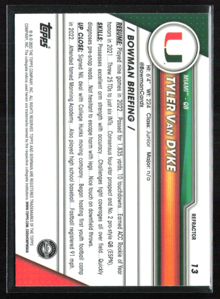 Tyler Van Dyke Refractor