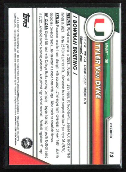 Tyler Van Dyke Refractor